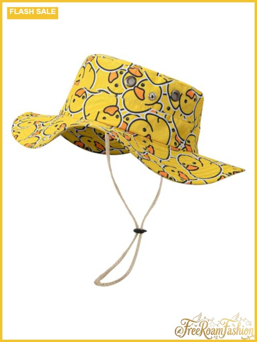 Reversible Wide Brim Bucket Hat Polyester Sun Protection Packable